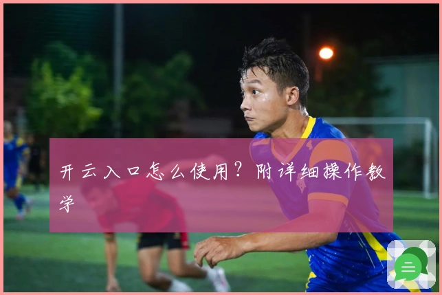 开云入口怎么使用？附详细操作教学