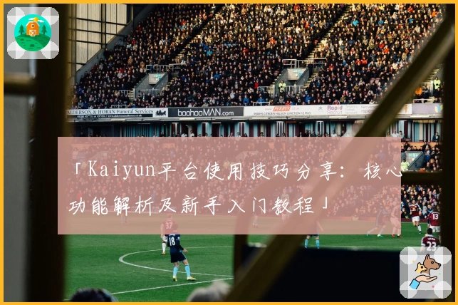 「Kaiyun平台使用技巧分享：核心功能解析及新手入门教程」